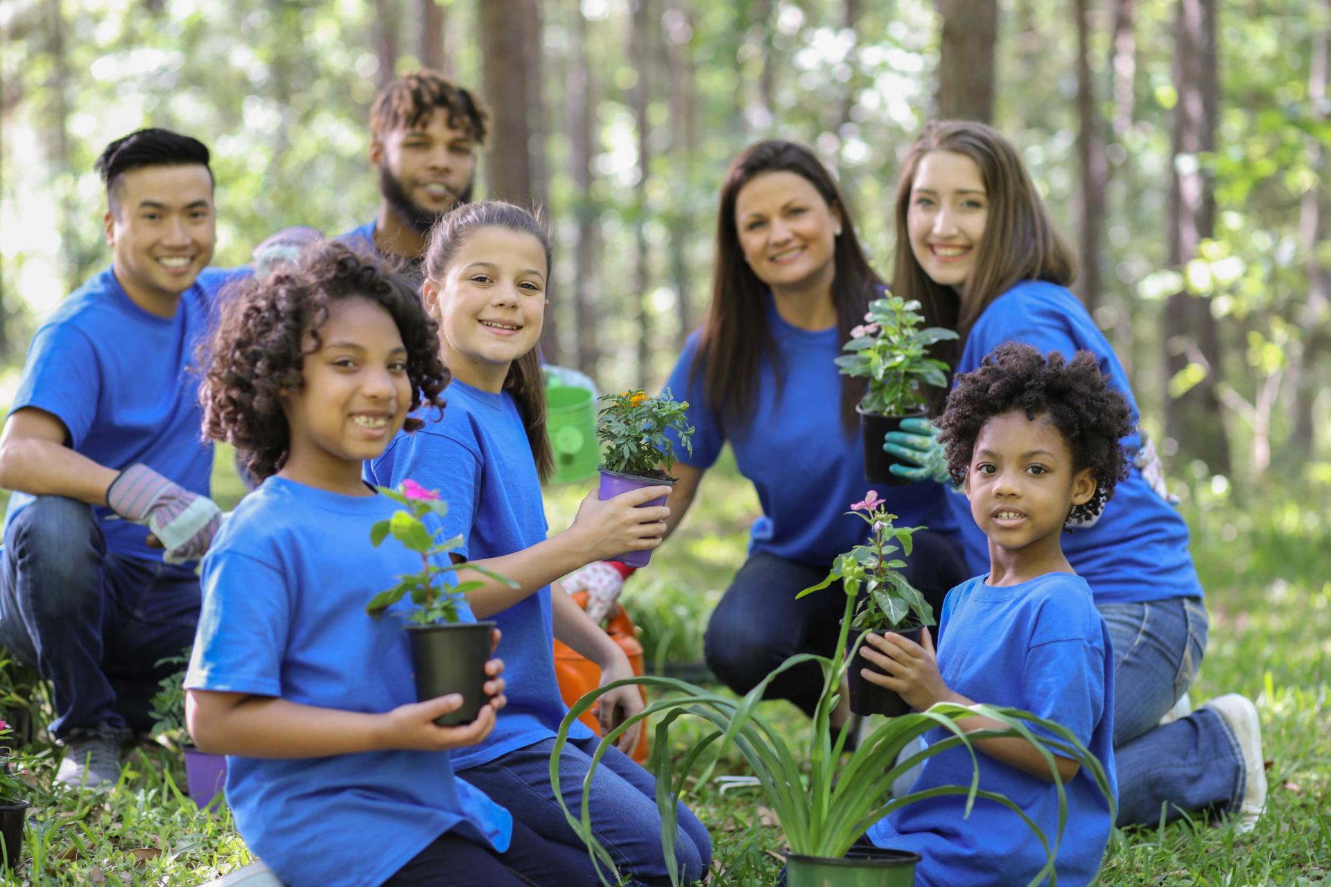 Children and Nonprofit Gardening